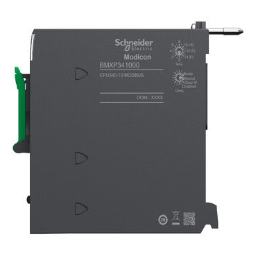 Schneider Modicon M340 Standard PLC CPU BMXP341000 | Dual USB+Modbus Ports, Industrial Control Module